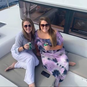 Plus Size Tie Dye Maxi-Dress